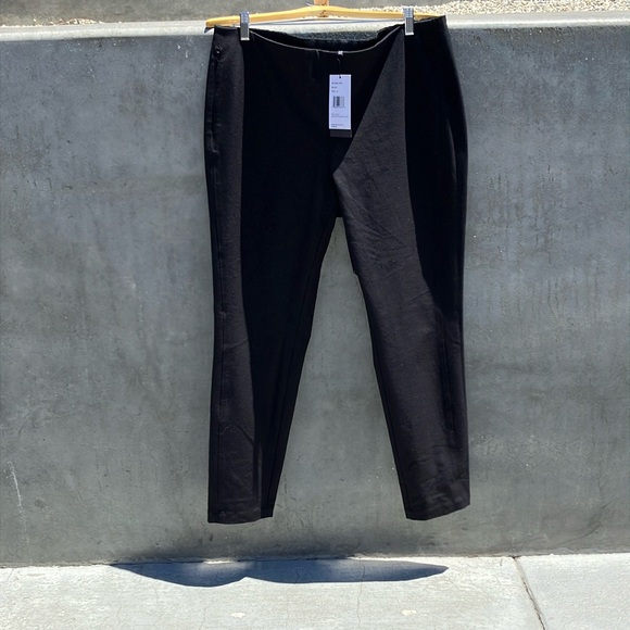 New! Lafayette 148 Black Cortland Pants size XL - Picture 8 of 8